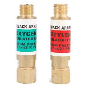 Hot Max 24010 Flashback Arrestor Set, Regulator End-00