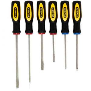 Stanley Hand Tools 60-060 6 Piece Set Slotted & Phillip Screwdrivers-00