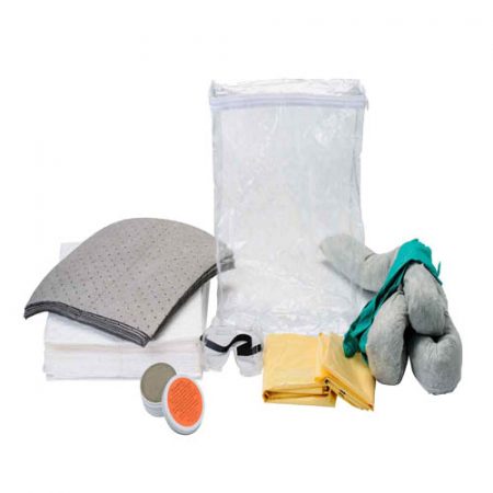 BRADY SPC ABSORBENTS BSCSK-CB Vehicle Spill Kit, Universal, Clear-00