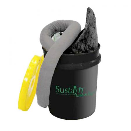 SUSTAYN BY SPILFYTER USR304 Spill Kit, Universal, Black-00