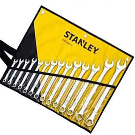 Stanley 14 Pieces Combination Wrench Set, Stmt73647-8, H6.4 x W30 x D1.4 cm-00