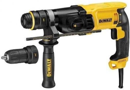 DeWalt-28mm,-900W,-VSR,-Compact-SDS-plus-Hammer-with-Quick-release-chuck,-Yellow/Black,-D25144K-B5,-3-Year-Warranty