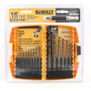 DEWALT-16pc-Gold-Ferrous-Pilot-Point