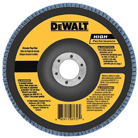 DEWALT-DWA8201-40-Grit-Zirconia-T29-Flap-Disc,-4-Inch-X-5/8-Inch