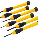 Stanley-Tools-6-Piece-Precision-Screwdriver-Set,-Black/Yellow