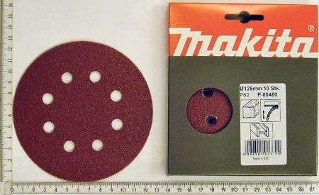 Makita-P43549-ACC-Abrasive-Disc-Grit-#60-for-BO5012/10/21,-125-mm-Diameter