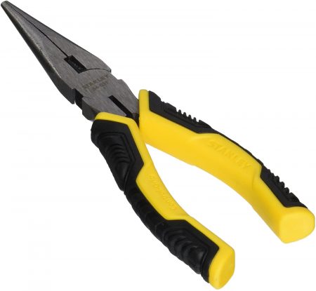 Stanley-84-031W-6-Inch-Bi-Material-Long-Nose-Cutting-Plier