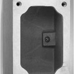 Crouse-Hinds-EDS271-1/2-Inch-Single-Gang-Feraloy-Device-Box