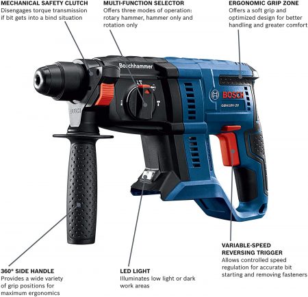 Bosch-GBH18V-20N-18V-3/4-in.-SDS-plus-Rotary-Hammer-(Bare-Tool)