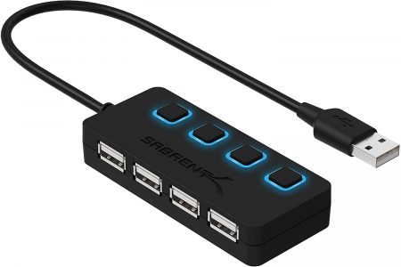 Sabrent-4-Port-USB-2.0-Hub-with-Individual-LED-lit-Power-Switches-(HB-UMLS)