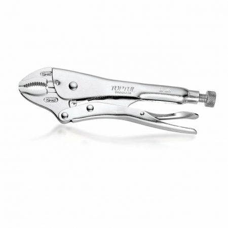 TOPTUL - Curved Jaw Locking Pliers with Wire Cutters 10-inches - DAAQ1A10