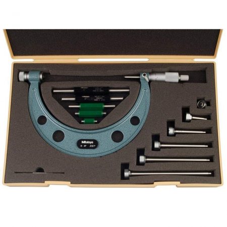 Mitutoyo 104-137 Outside Micrometer, 0-6 inch