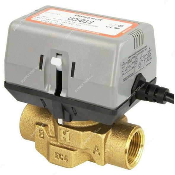 Honeywell 2 Way Electric Valve Actuators, VC6013AJ1000T, 220VAC, 3/4 ...