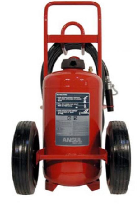 Ansul Red Line Wheeled Purple K Dry Chemical Fire Extinguisher - 31500