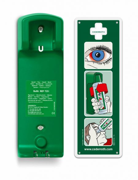 Cederroth Wall Bracket for Eye Wash; Single
