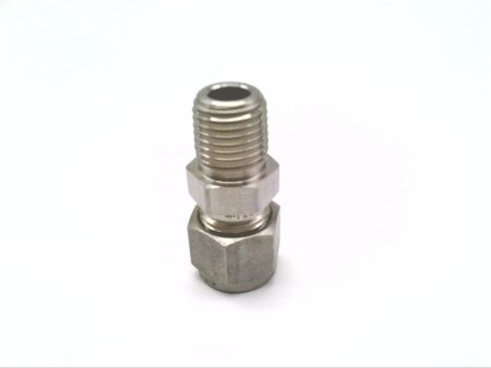 Part #: SS-600-1-4Stainless Steel Swagelok Tube Fitting, Male Connector, 3/8 in. Tube OD x 1/4 in. Male NPT - Image 4