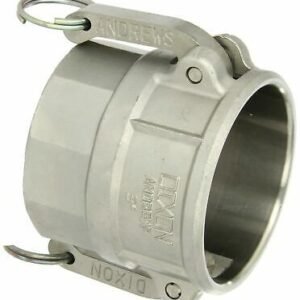 Dixon 300-D-SS Stainless Steel 316 Type D Cam and Groove Hose Fitting, 3" NEW