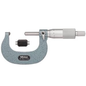 Mitutoyo 115-216 Spherical Phase Outside Micrometer, 25-50mm