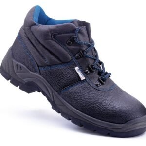 Black microfiber leather boot S1P, Marca