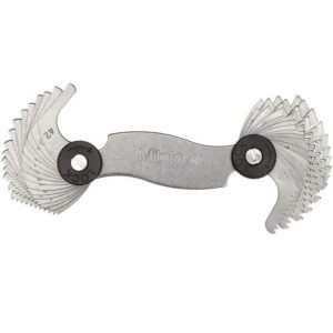 Mitutoyo 188-111 Unified Screw Pitch Gage Set 4 - 42 TPI 30 Leaves
