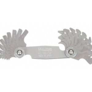 Mitutoyo 188-121 Screw Pitch Gage, Range 0.4-7mm