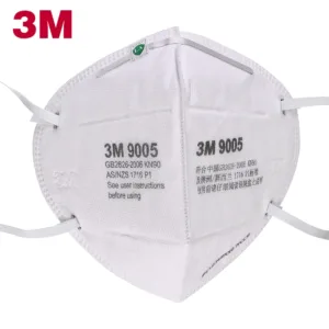 3M 9005 Safety Protective Mask 5pcs/Lot Anti-particles Respirator Dust Mask PM2.5 Masks KN90 Standard Working Protection LT022