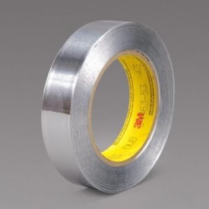 3M? Aluminium Foil Tape 425, Silver, 25 mm x 55 m, 0.12 mm