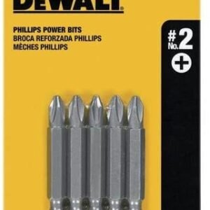 DEWALT Screwdriver Set, 2 Phillips, 2-Inch Power Bit, 5-Pack (DW2115)