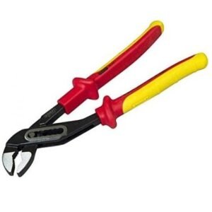 Stanley Red And Yellow Insulated Water Pump Pliers, 0-84-294