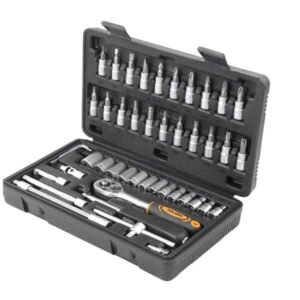 tolsen 46pcs 1/4 socket set