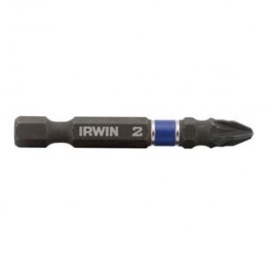IRWIN 1923358 Impact Single-Ended Power Bit - PZ2 50mm  (2pcs)