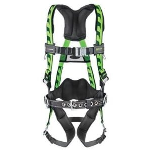 Miller ACT-QCUG Aircore Tower Climbing Harness with Steel Hardware, Large/X-Large