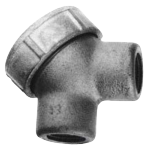 Crouse-Hinds LBY35 Feraloy Iron Alloy 90 Degree Service Entrance Elbow With Cover