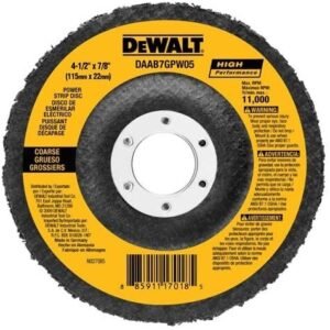 DEWALT DAAH7GPW05 4-1/2-Inch by 5/8-Inch-11 Power Wheel Flap Disc