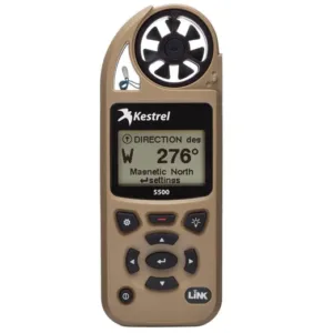 Kestrel 5500 Weather Meter with LiNK + Vane Mount (Tan)