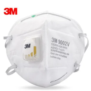 5pcs 3M 9002V Anti dust PM 2.5 Mask Anti influenza Breathing valve non woven fabric folding filter mask Adult KN90 safety masks