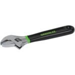 Greenlee 0154-08D Adjustable Wrench with Dipped Handle, 8 Inches