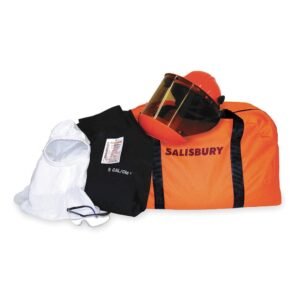 Salisbury by Honeywell SKCA11-L Arc Flash Protective Coverall Kits, 11 Cal/cm2, Large