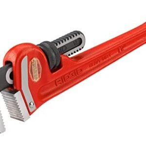 Pipe Wrench Red/Black 12inch