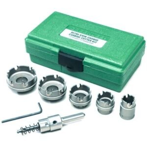 Greenlee 660 Kwik Change Stainless Steel Hole Cutter Kit, 7-Piece