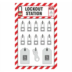 Lockout/tagout W/shadow Boards 35 Locks - Brady - Y4463187