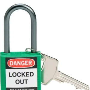 Brady® Compact Safety Padlock, 38 mm, Green - 814128
