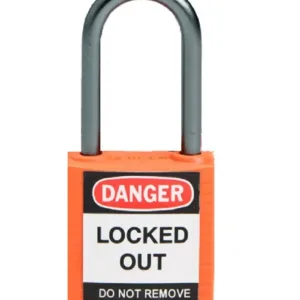 Brady® Compact Safety Padlock, 38 mm, Orange - 814129