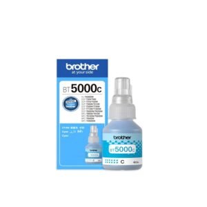 Brother Genuine BT5000C Cyan Ink Bottle – 48.8 ml High Yield (≈ 5,000 Pages)