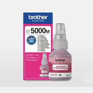 Brother Genuine BT5000M Magenta Ink Bottle – 48.8 ml High-Yield (≈ 5,000 Pages)
