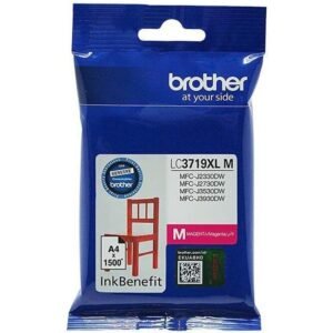 Genuine Brother LC3719XL Magenta High Yield Ink Cartridge – Yield ~1,500 Pages