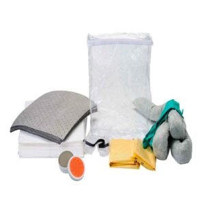 BRADY SPC ABSORBENTS BSCSK-CB Vehicle Spill Kit, Universal, Clear