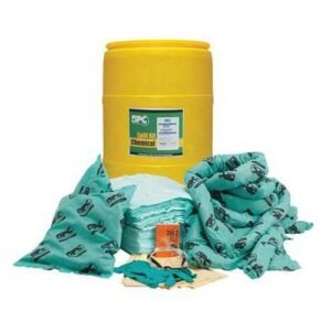 BRADY SPC ABSORBENTS SKH-55 Spill Kit, Chem/Hazmat, Yellow