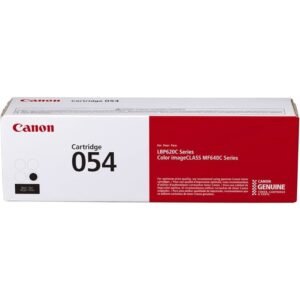 Canon 054 Black Toner Cartridge – Genuine, High-Yield for LBP623Cdw / MF641Cw / MF643Cdw / MF645Cx