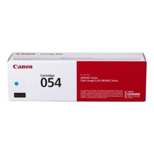 Canon 054 Cyan Toner Cartridge – Genuine, High-Quality Print for LBP623Cdw / MF641Cw / MF643Cdw / MF645Cx